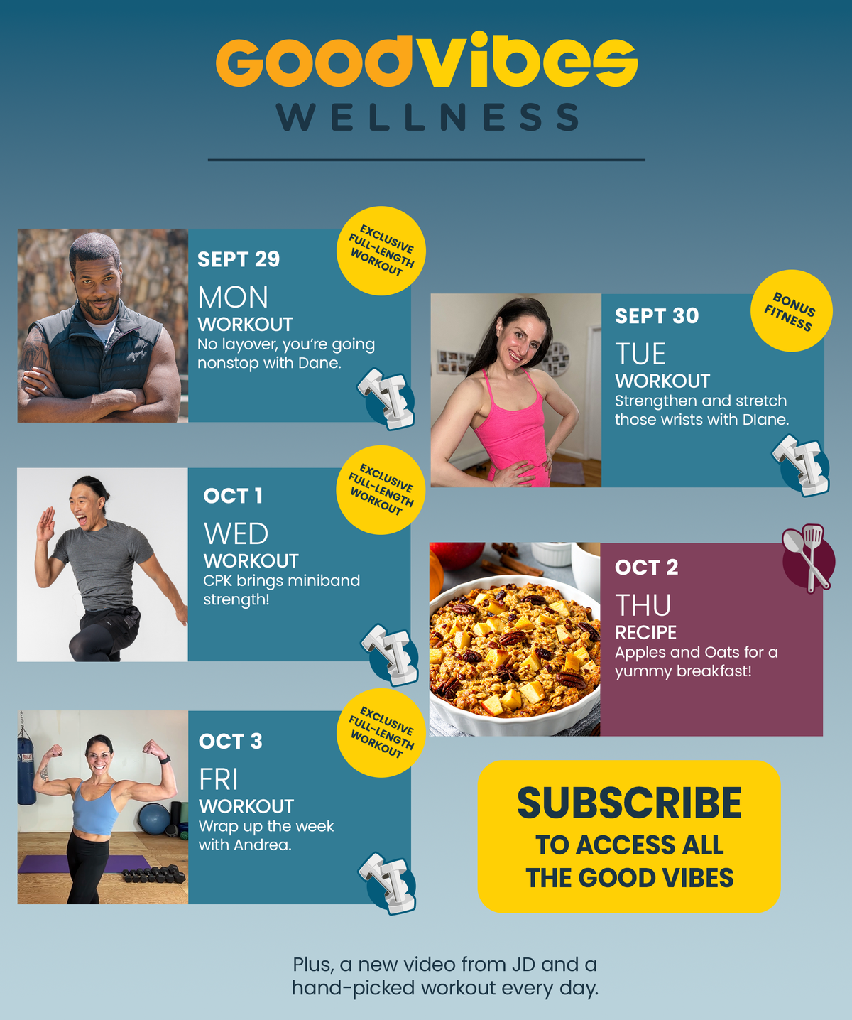 Next Week on Good Vibes Wellness