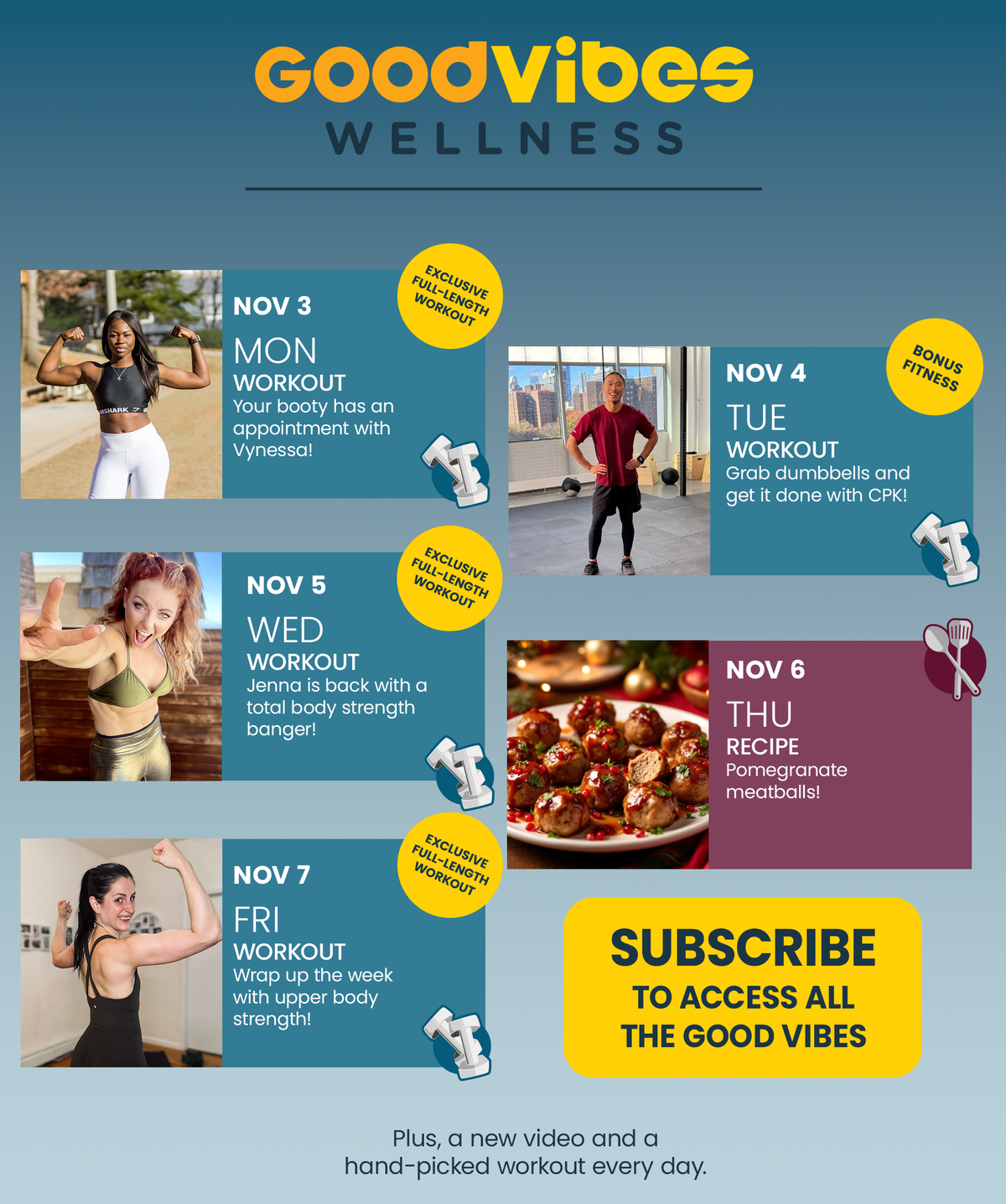 New Week on Good Vibes Wellness