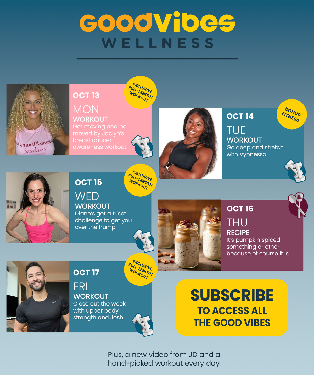 Next Week on Good Vibes Wellness