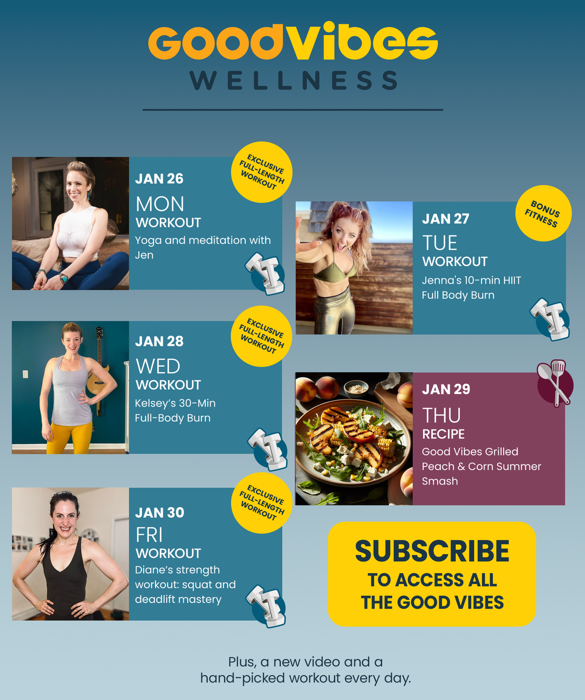 Next Week on Good Vibes Wellness