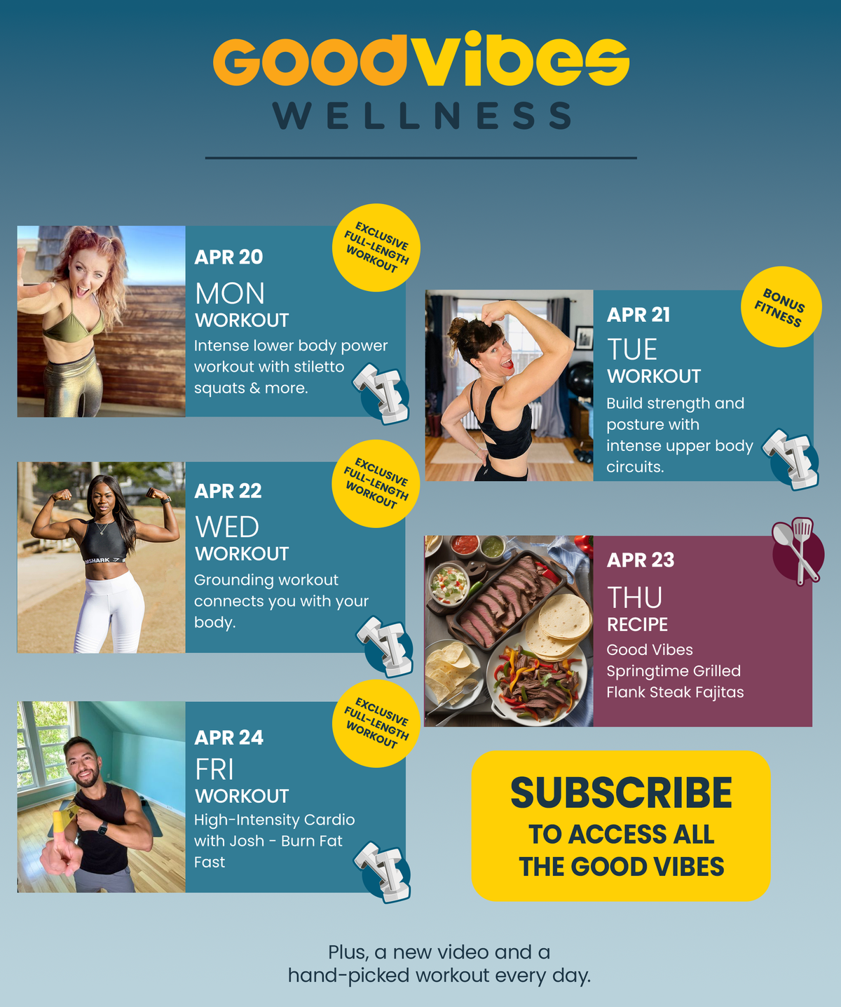 Next Week on Good Vibes Wellness