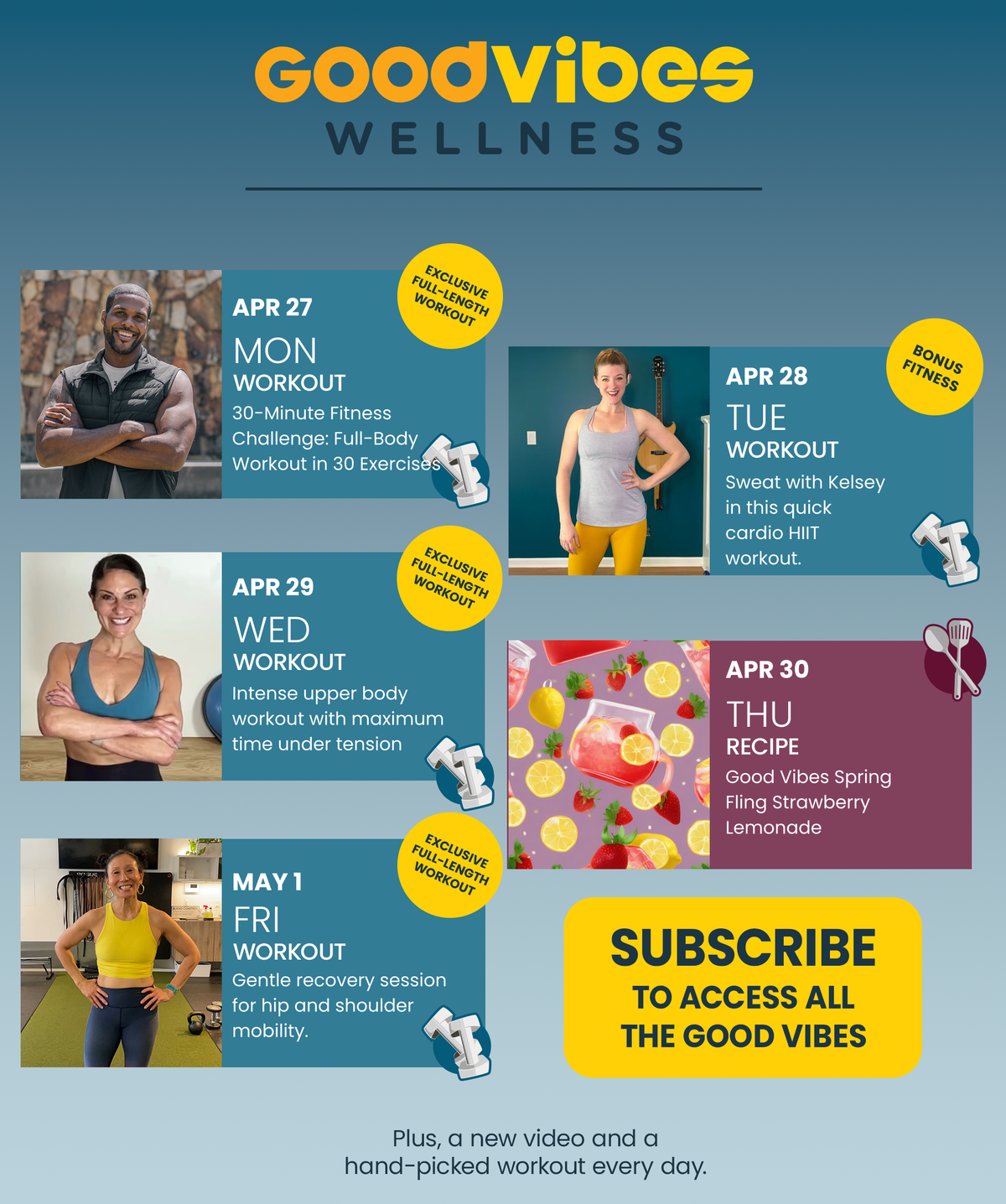 Next Week on Good Vibes Wellness