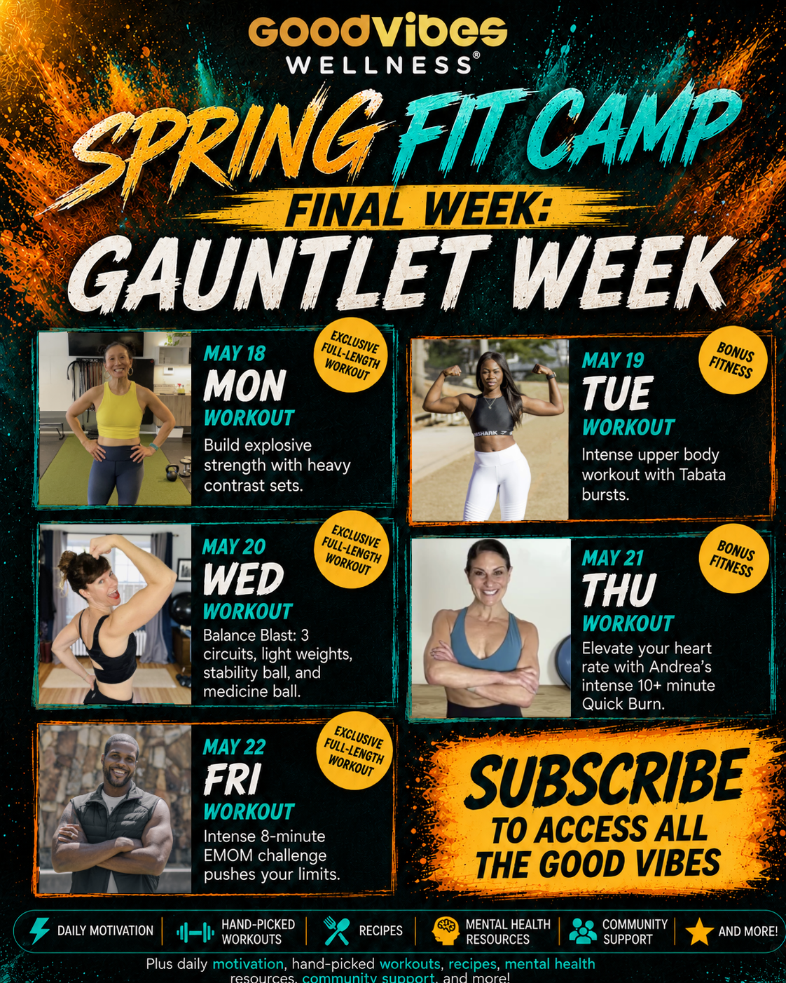 It's Gauntlet Week on Good Vibes Wellness
