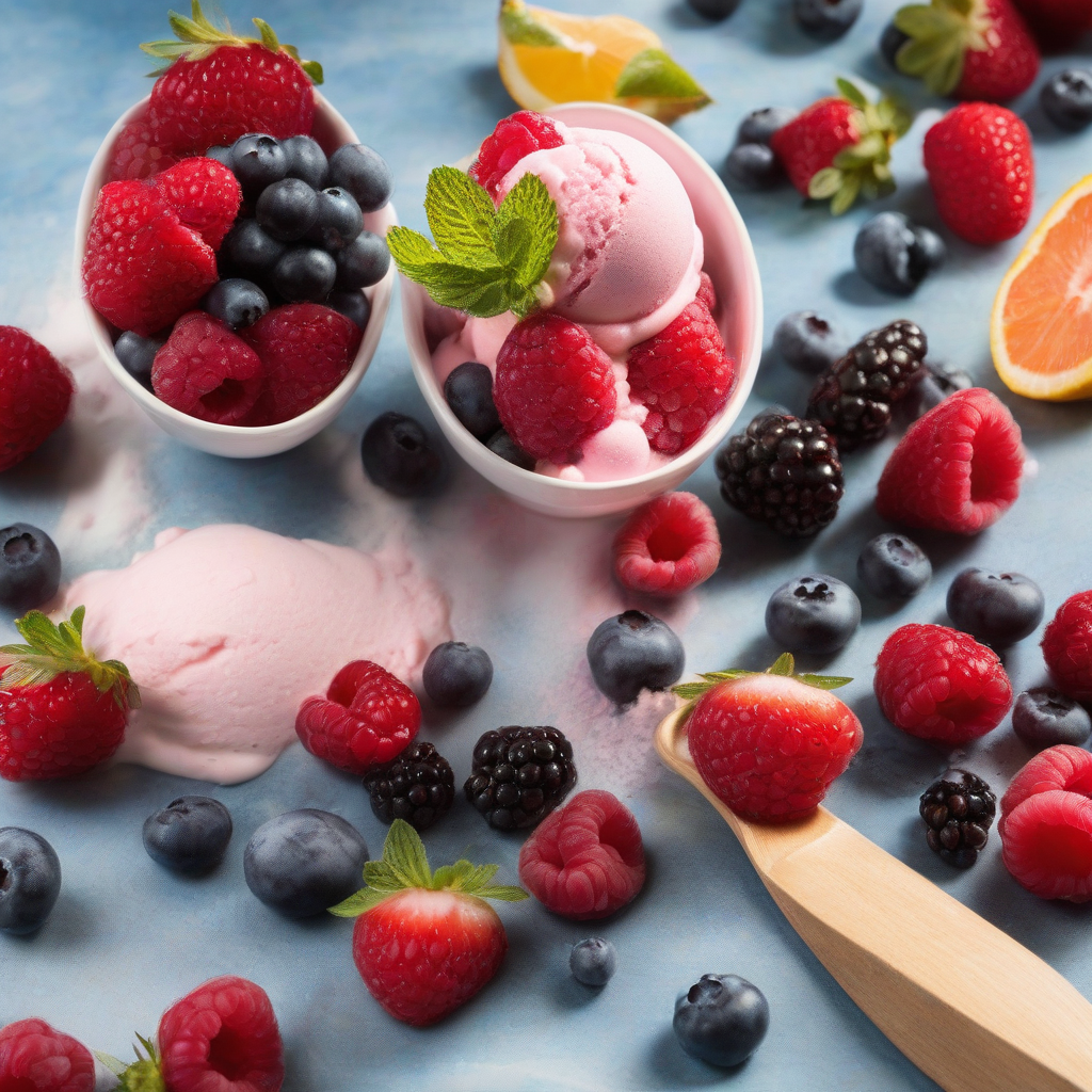 Good Vibes Sunny Summer Berry Sorbet
