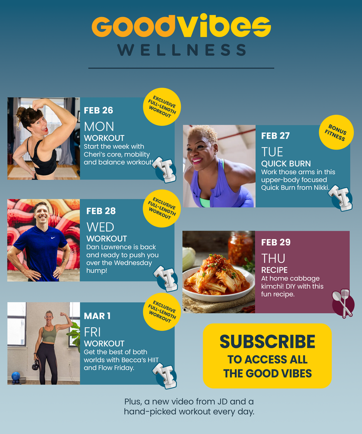 Next Week on Good Vibes Wellness