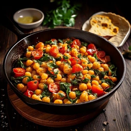 RECIPE: Good Vibes Garlic Butter Chickpea Skillet