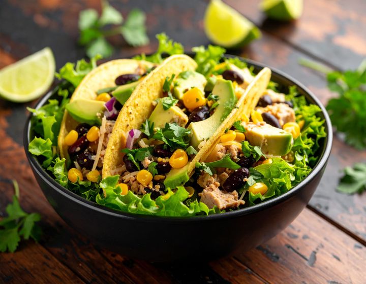 🌮 Good Vibes Summer Taco Salad Bowls