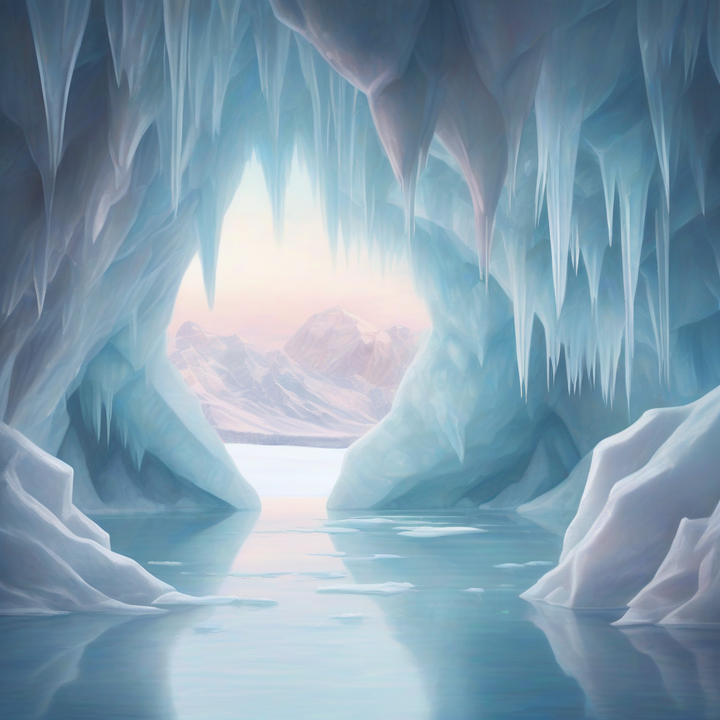 Fun Fact: Did you know the Earth's surface is home to majestic ice caves?