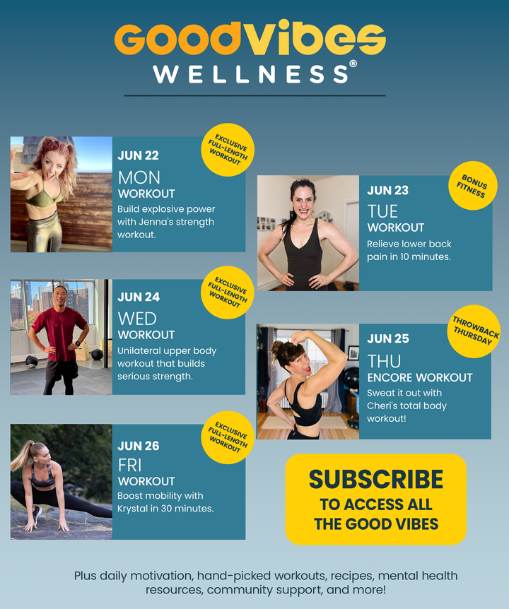 Next Week on Good Vibes Wellness