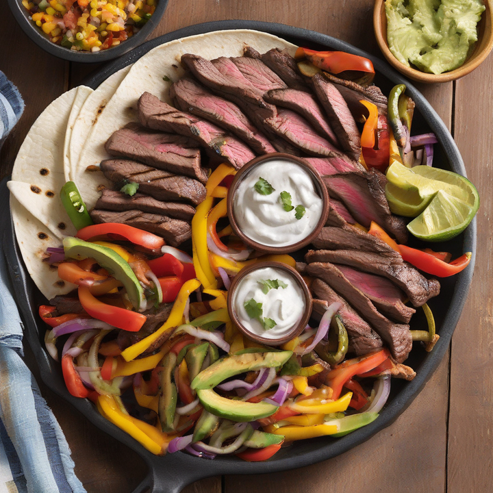 Good Vibes Summer Sizzlin' Grilled Steak Fajitas