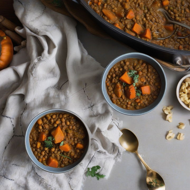 Good Vibes Fall Harvest Lentil Stew