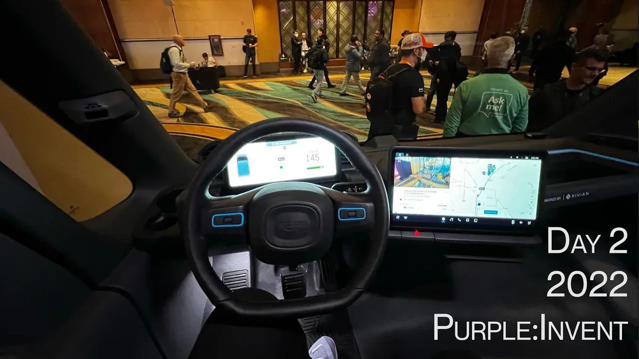 Purple:invent 2022 - Day 2 - Rivian, nejlepší krevety v životě a jsou cereálie polévka?