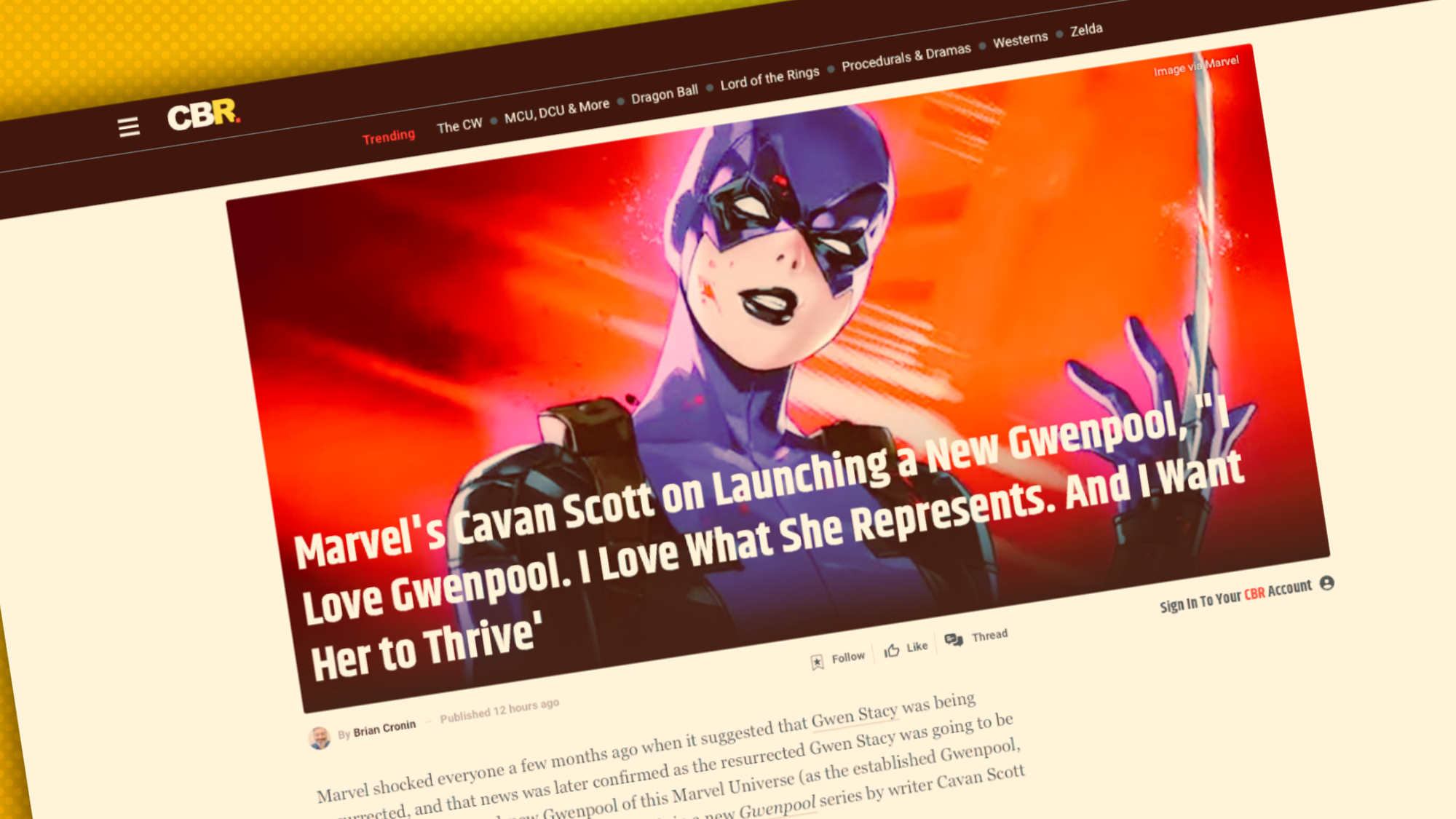 New Interview: Gwenpool vs. Gwen Stacy? Here's how it happened!
