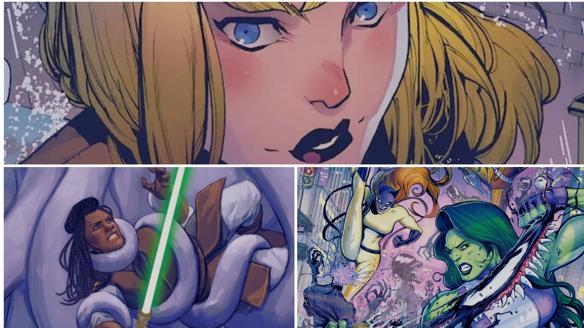 Gwenpool reprints, Jedi Nightmares & raging Zombiotes!