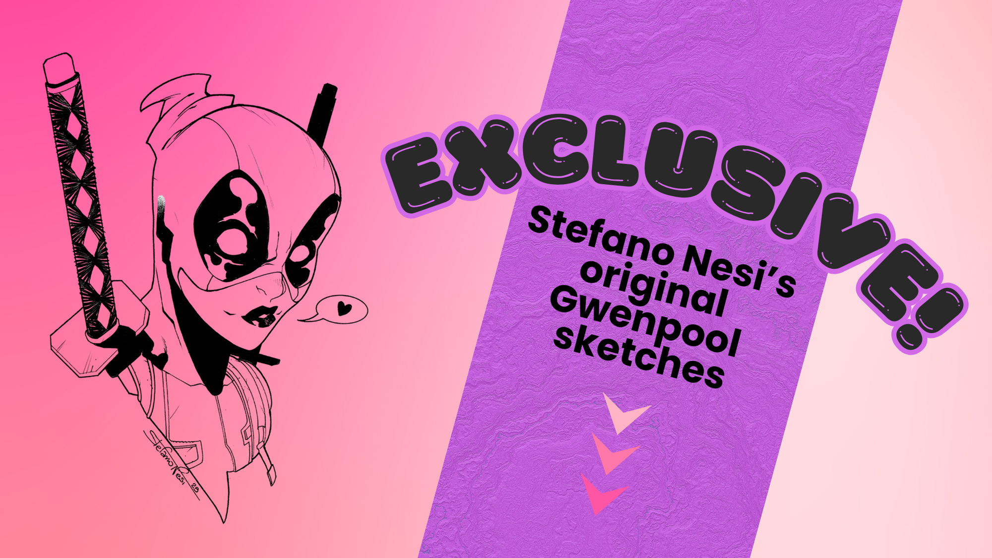 From Gwenpool to X-31: Stefano Nesi’s original character sketches revealed!
