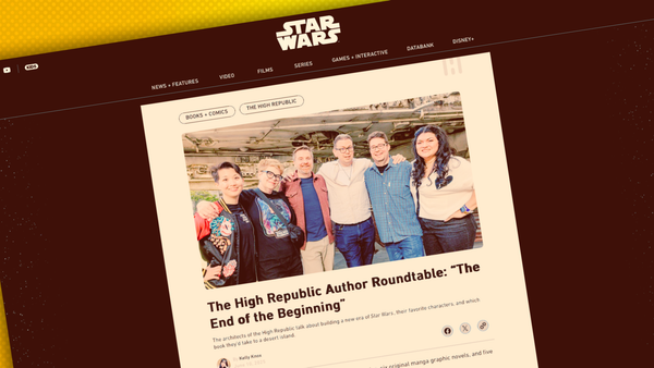 New High Republic interview on StarWars.com