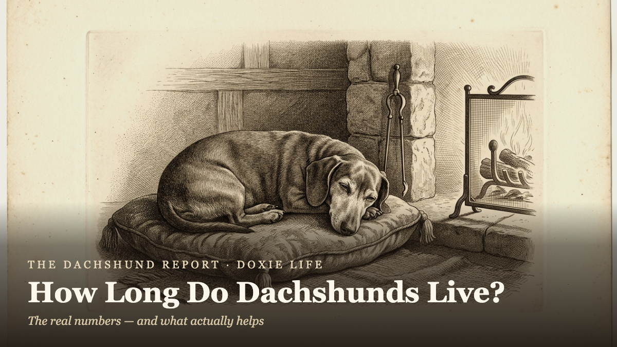 How Long Do Dachshunds Live? (The Real Numbers)