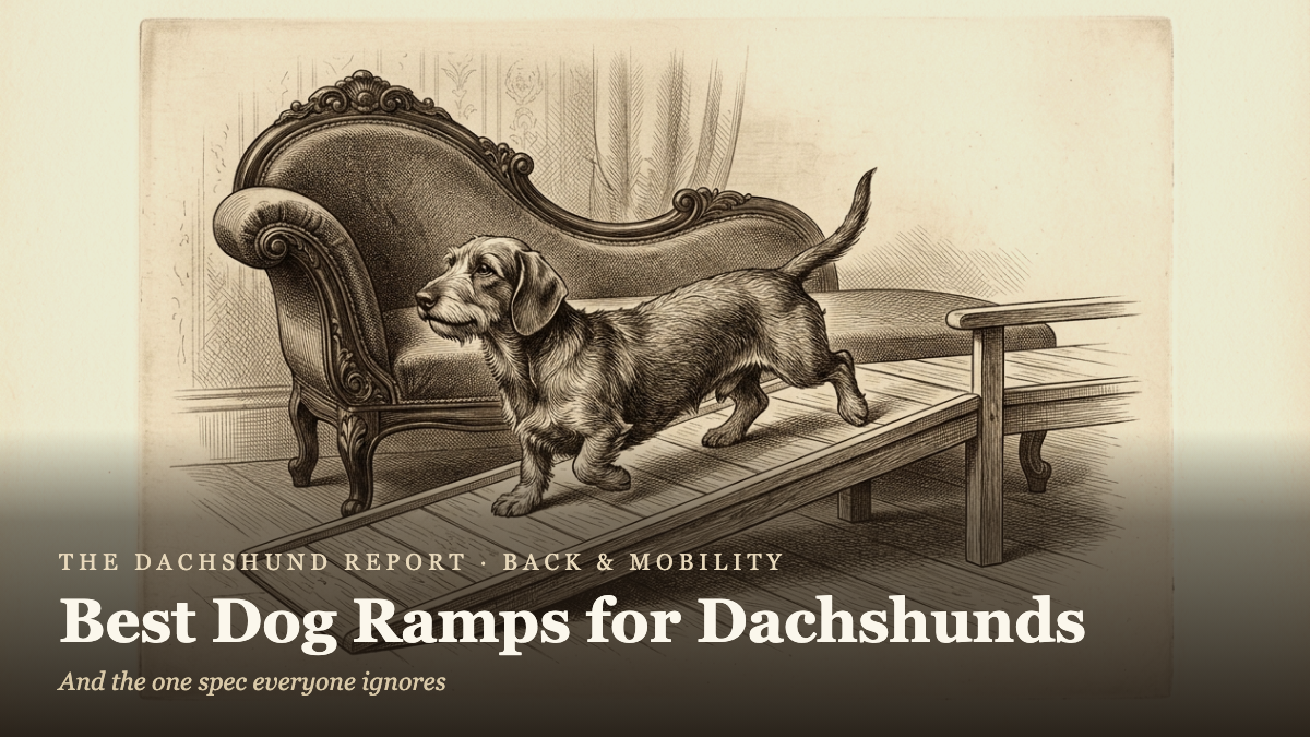 Best Dog Ramps for Dachshunds (and the One Spec Everyone Ignores)