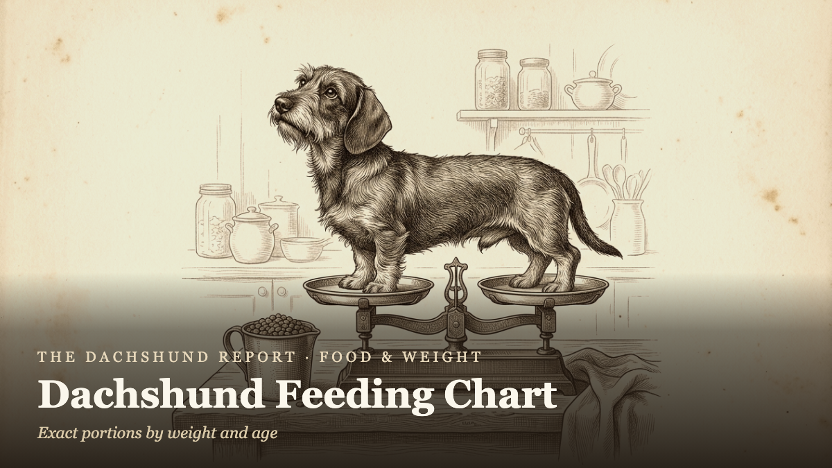 Dachshund Feeding Chart: How Much, How Often