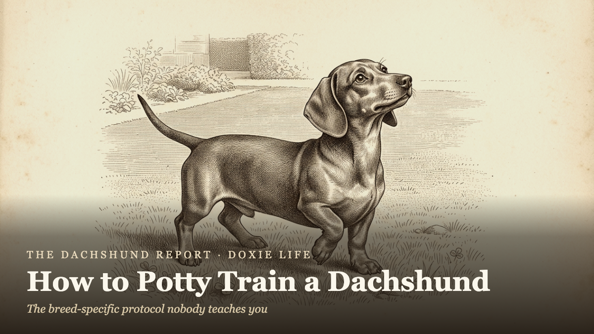 How to Potty Train a Dachshund (It's Not Impossible, I Promise)