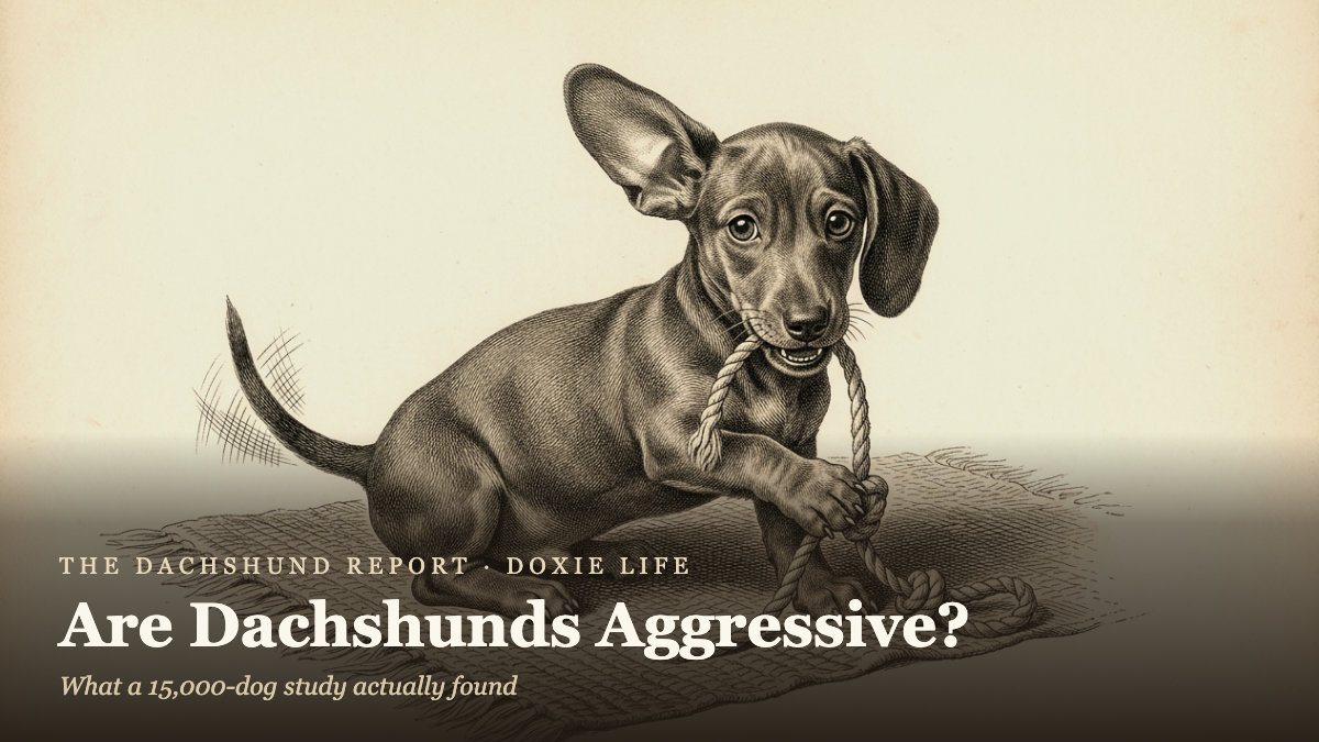 Are Dachshunds Aggressive? What a 15,000-Dog Study Actually Found