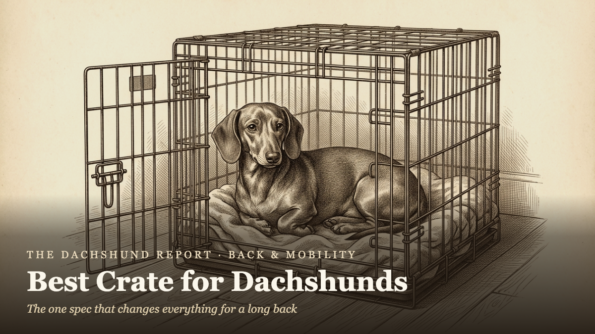 Best Crate for Dachshunds: The One Spec That Changes Everything for a Long Back