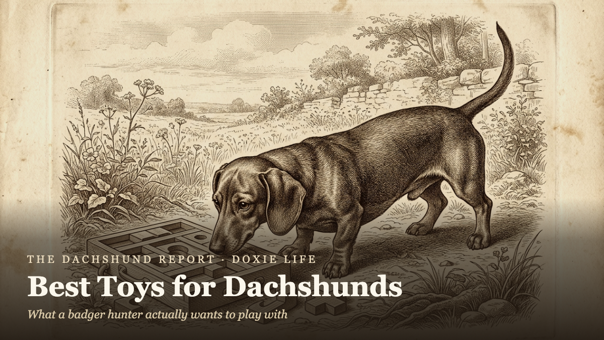 Best Toys for Dachshunds: What a Badger Hunter Actually Wants to Play With