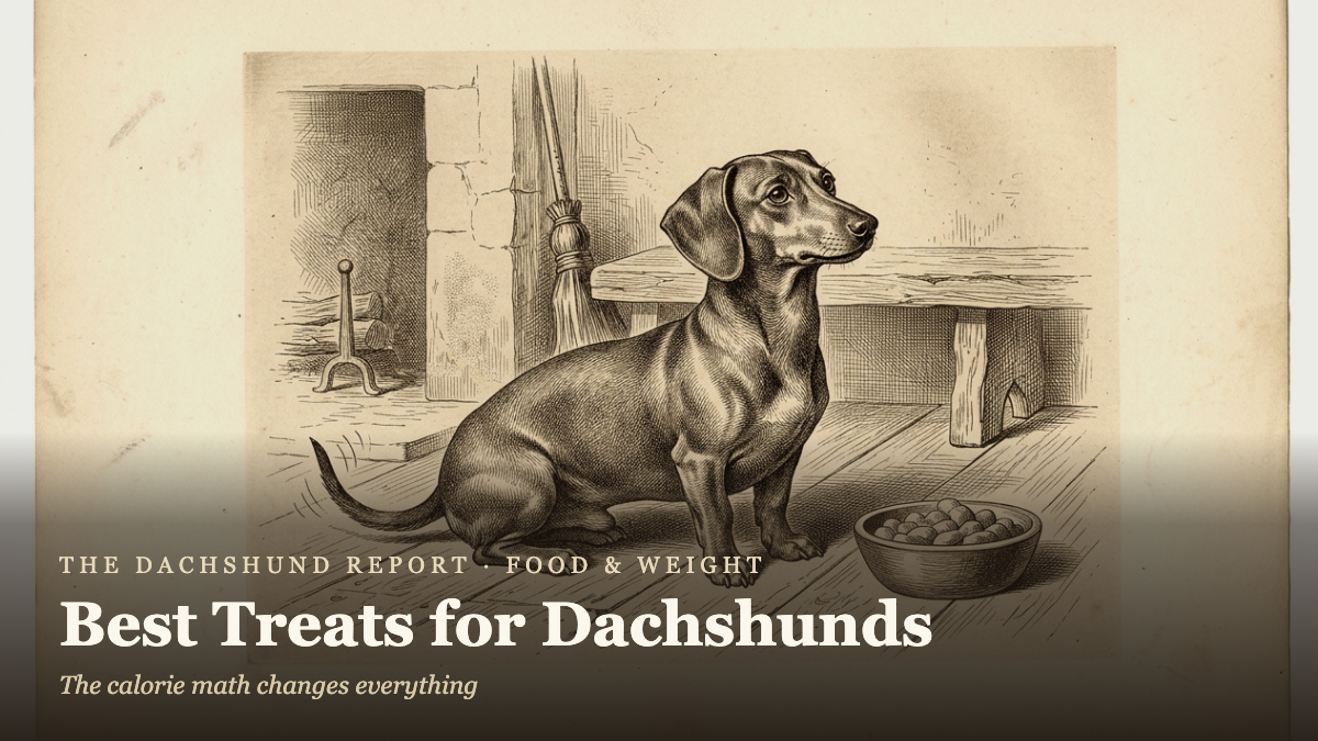 Best Treats for Dachshunds: The Calorie Math Your Doxie Doesn't Want You to Know