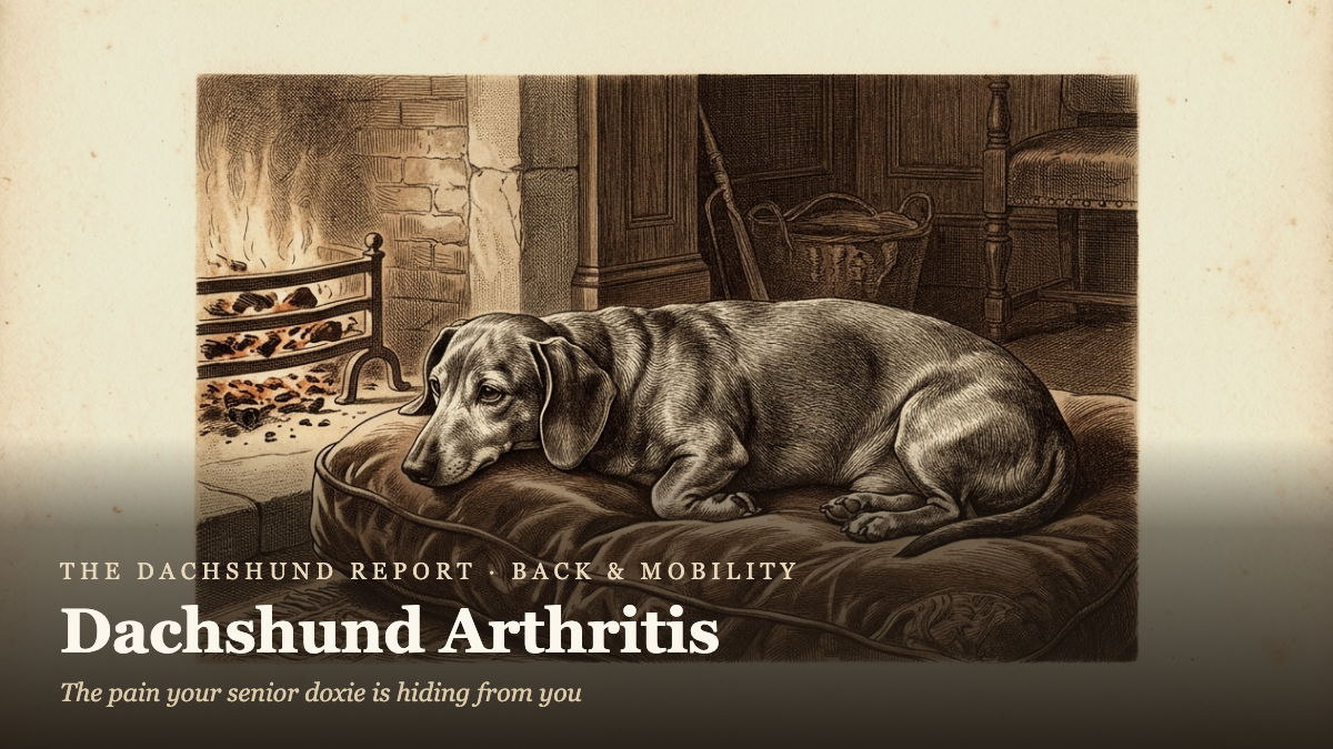 Dachshund Arthritis: The Pain Your Senior Doxie Is Hiding From You