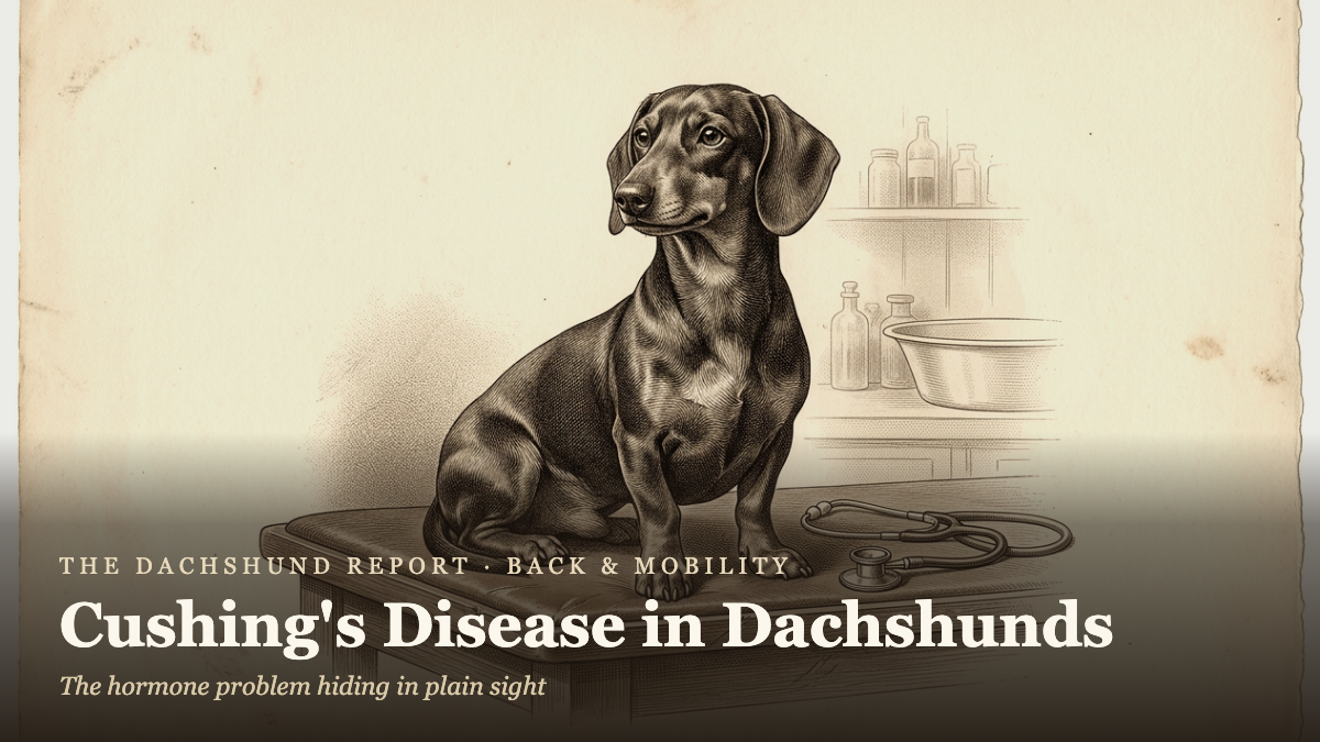 Cushing's Disease in Dachshunds: The Hormone Problem Hiding in Plain Sight