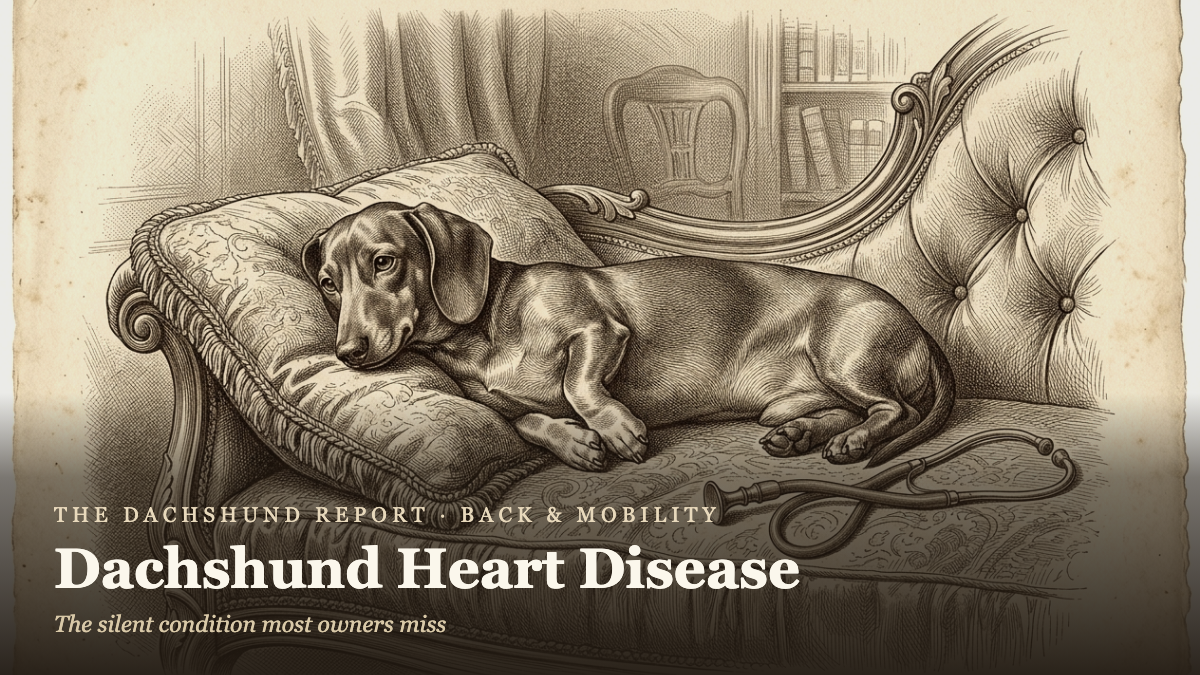 Dachshund Heart Disease: The Silent Problem Nobody Talks About