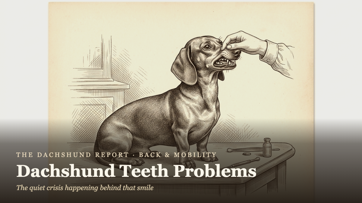 Dachshund Teeth Problems: The Quiet Health Crisis Nobody's Watching