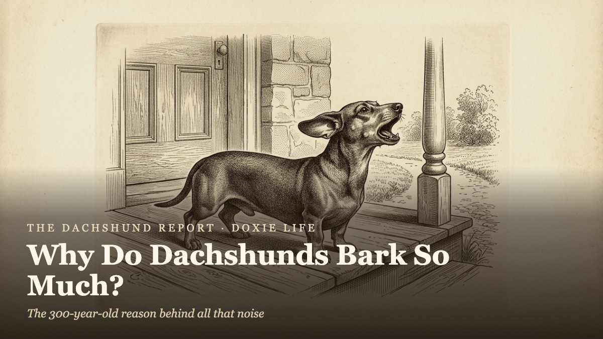 Why Do Dachshunds Bark So Much? (It's Not What You Think)