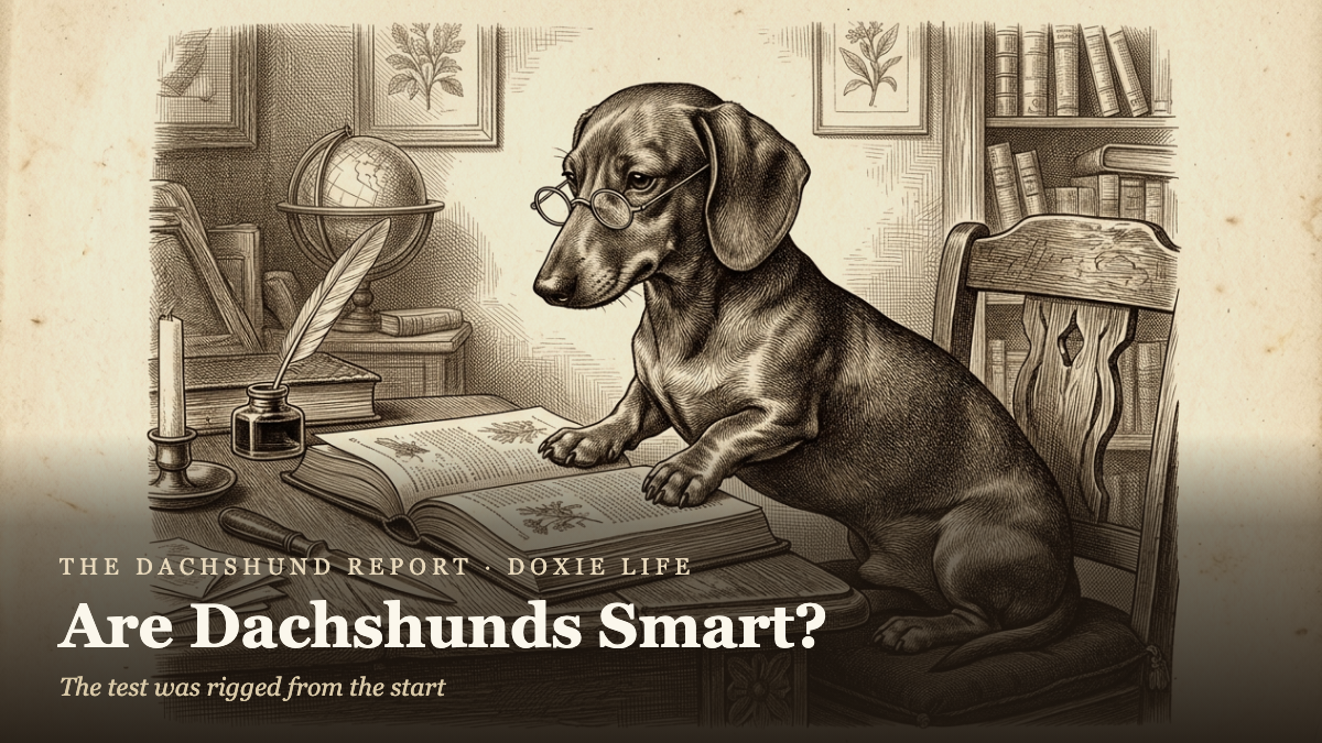 Are Dachshunds Smart? (The Answer Will Annoy the Rankings People)
