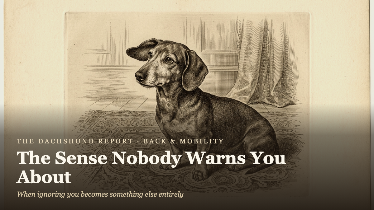 Dachshund Hearing Loss: The Sense Nobody Warns You About