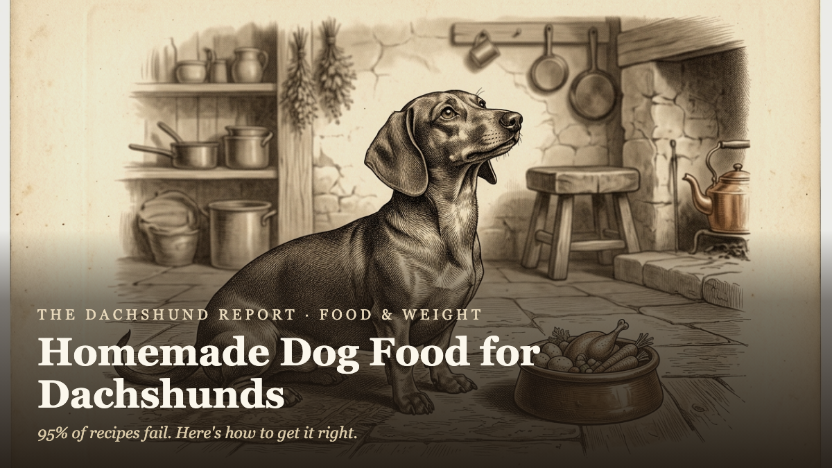 Homemade Dog Food for Dachshunds: The Honest Guide (From Someone Who Almost Got It Wrong)