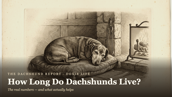 How Long Do Dachshunds Live? (The Real Numbers)