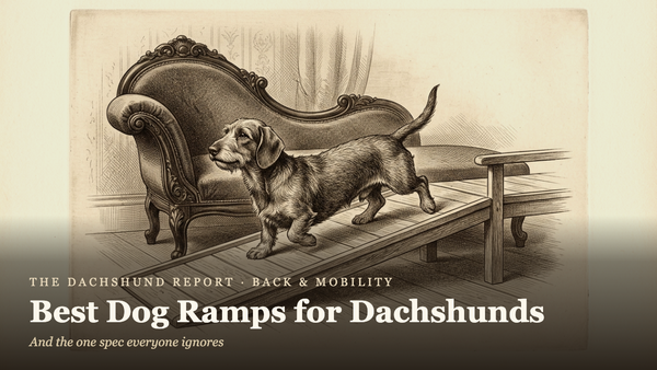 Best Dog Ramps for Dachshunds (and the One Spec Everyone Ignores)