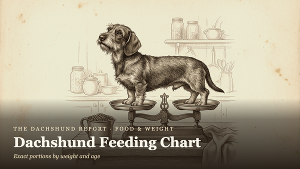 Dachshund Feeding Chart: How Much, How Often