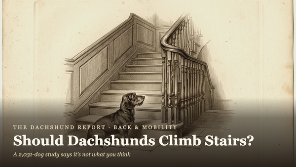 Should Dachshunds Climb Stairs? What the Research Actually Says