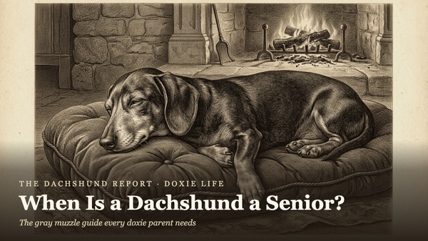 When Is a Dachshund Considered a Senior? (And What Actually Changes)