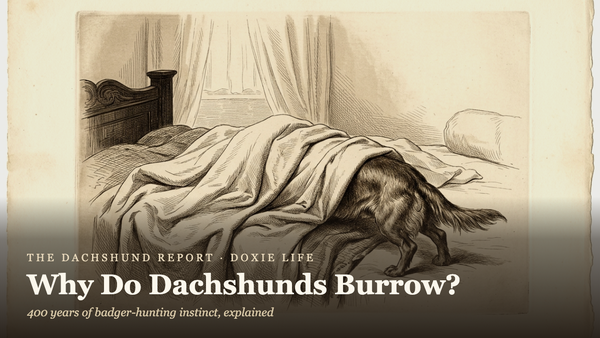 Why Do Dachshunds Burrow Under Blankets? (They Were Built for It)