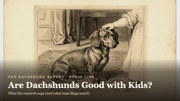 Are Dachshunds Good with Kids? The Honest Answer from a Doxie Person Who Doesn't Own One