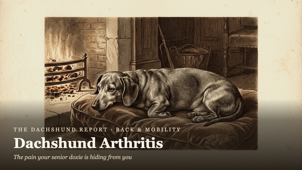 Dachshund Arthritis: The Pain Your Senior Doxie Is Hiding From You