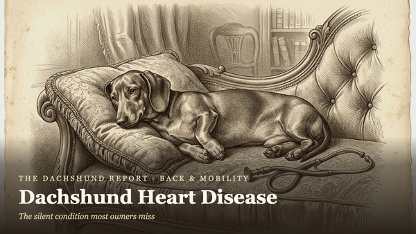 Dachshund Heart Disease: The Silent Problem Nobody Talks About