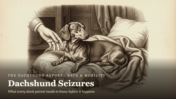 Dachshund Seizures: What Every Doxie Parent Needs to Know (Before It Happens)
