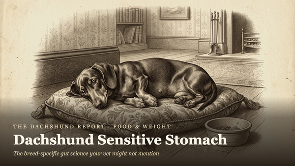 Dachshund Sensitive Stomach: Why Your Doxie's Gut Is Pickier Than You Think