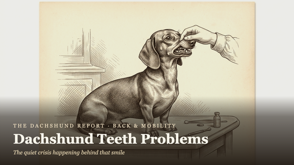 Dachshund Teeth Problems: The Quiet Health Crisis Nobody's Watching