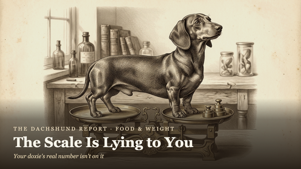 How Much Should a Dachshund Weigh? (The Scale Is Lying to You)