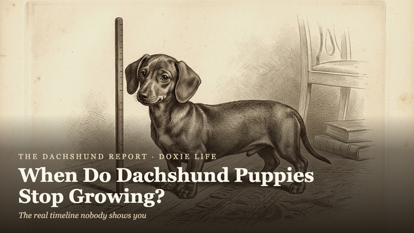 When Do Dachshund Puppies Stop Growing? (The Answer Isn't What You Think)